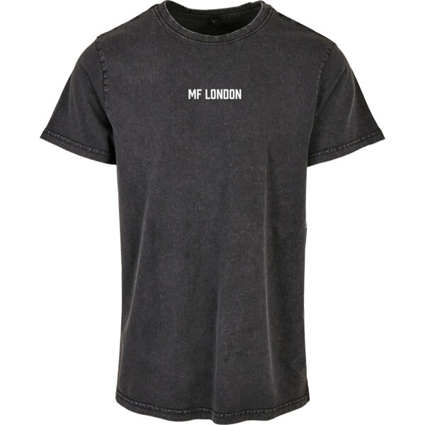 MF London  - Acid washed round neck tee Thumbnail